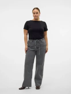 VMCTESSA Hohe Taille Weiter Beinschnitt Jeans