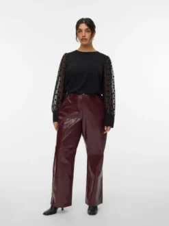 VMCTESSA Hohe Taille Weiter Beinschnitt Jeans