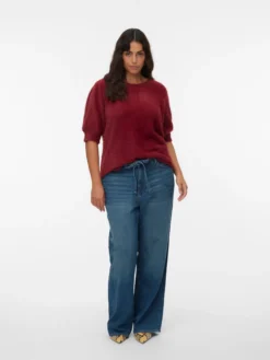 VMCTESSA Hohe Taille Weiter Beinschnitt Jeans