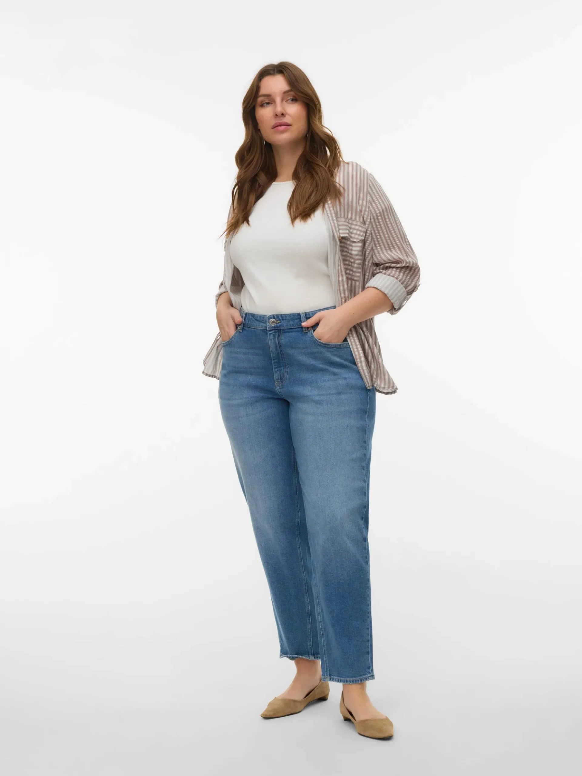 VMCTESSA-STRETCH Hohe Taille Hohe Taille Jeans