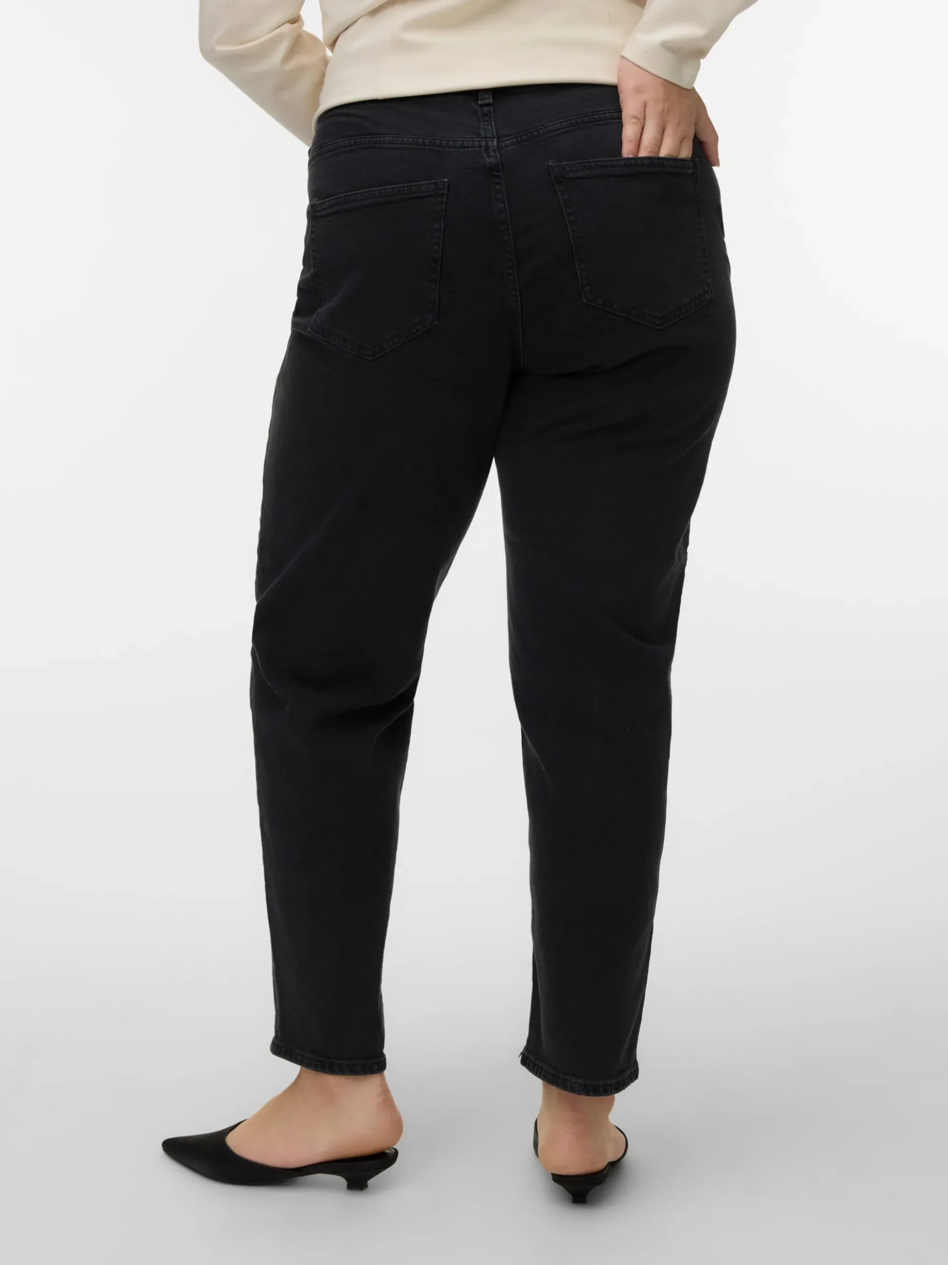 VMCTESSA-STRETCH Hohe Taille Weiter Beinschnitt Jeans