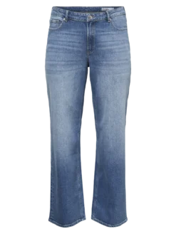 VMCTESSA-STRETCH Hohe Taille Weiter Beinschnitt Jeans
