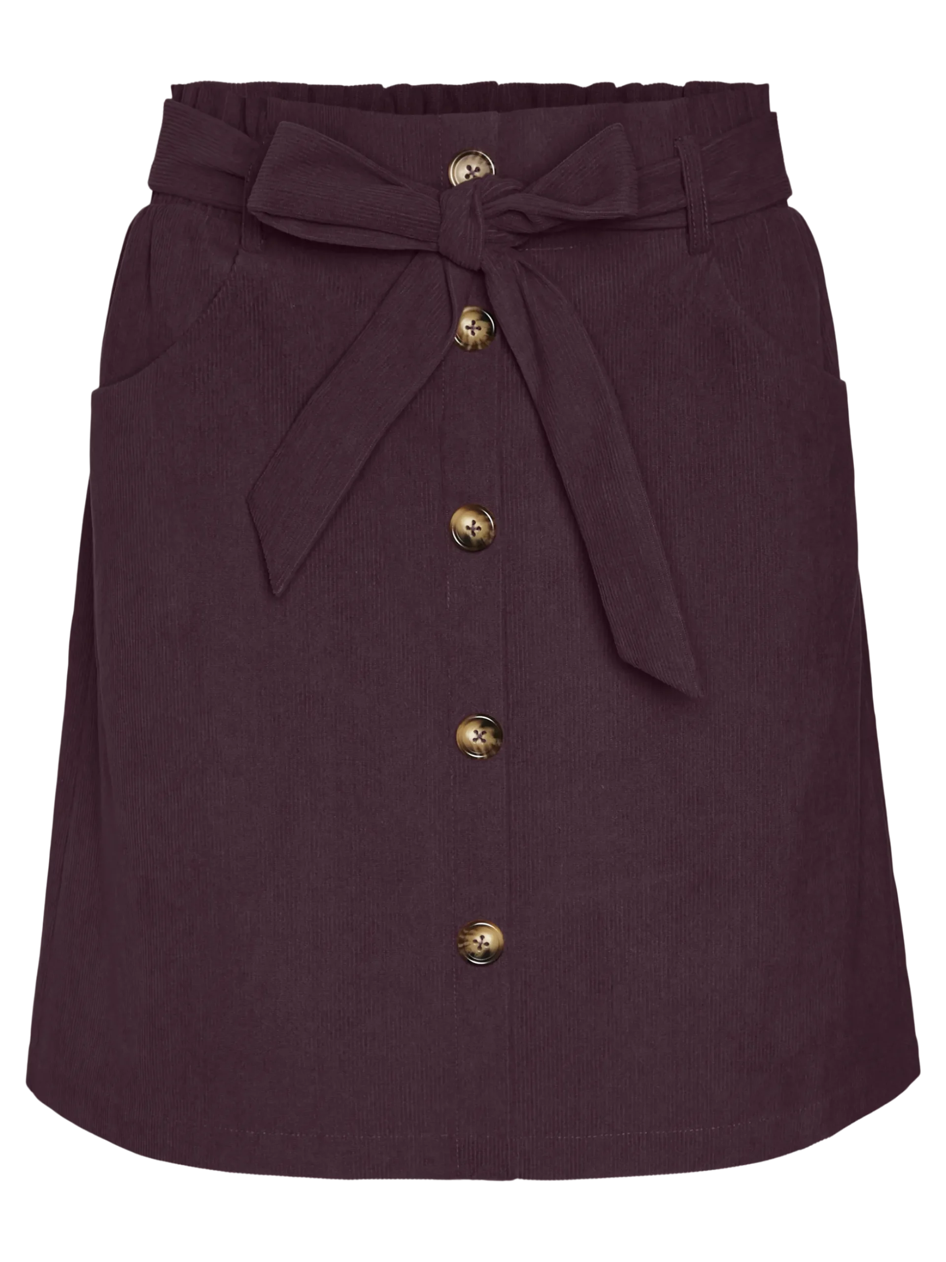 VMCVILJA Hohe Taille Kurzer Cord Rock