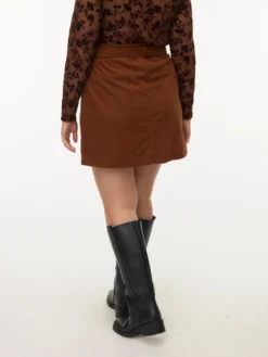 VMCVILJA Hohe Taille Kurzer Cord Rock