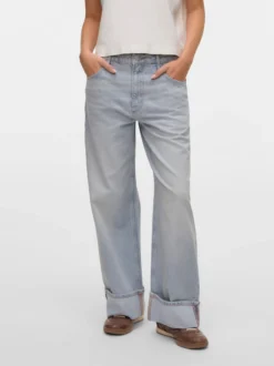 VMDARCY Mid Rise Weiter Beinschnitt Jeans