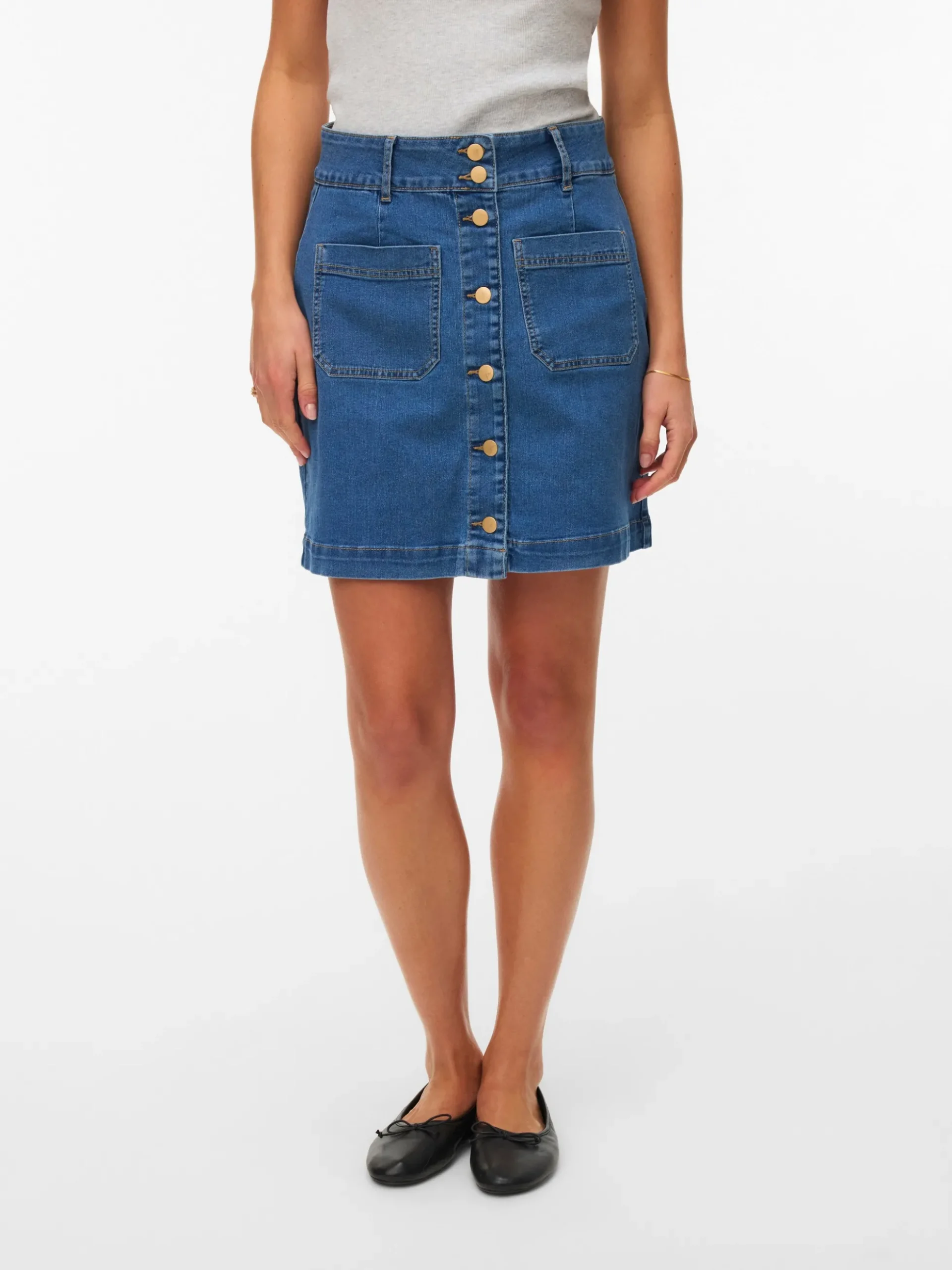 VMDARYA Hohe Taille Kurzer Rock