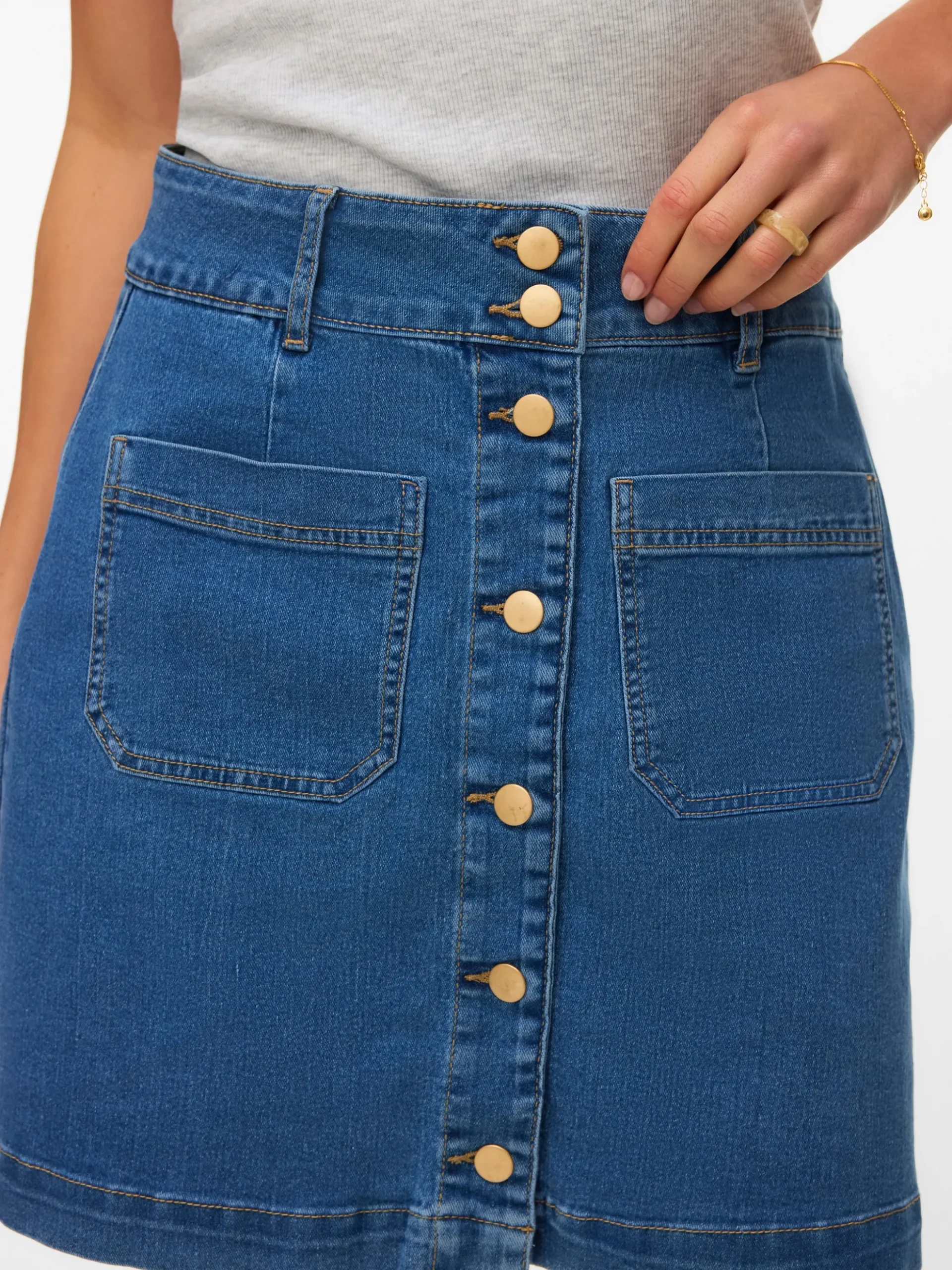 VMDARYA Hohe Taille Kurzer Rock
