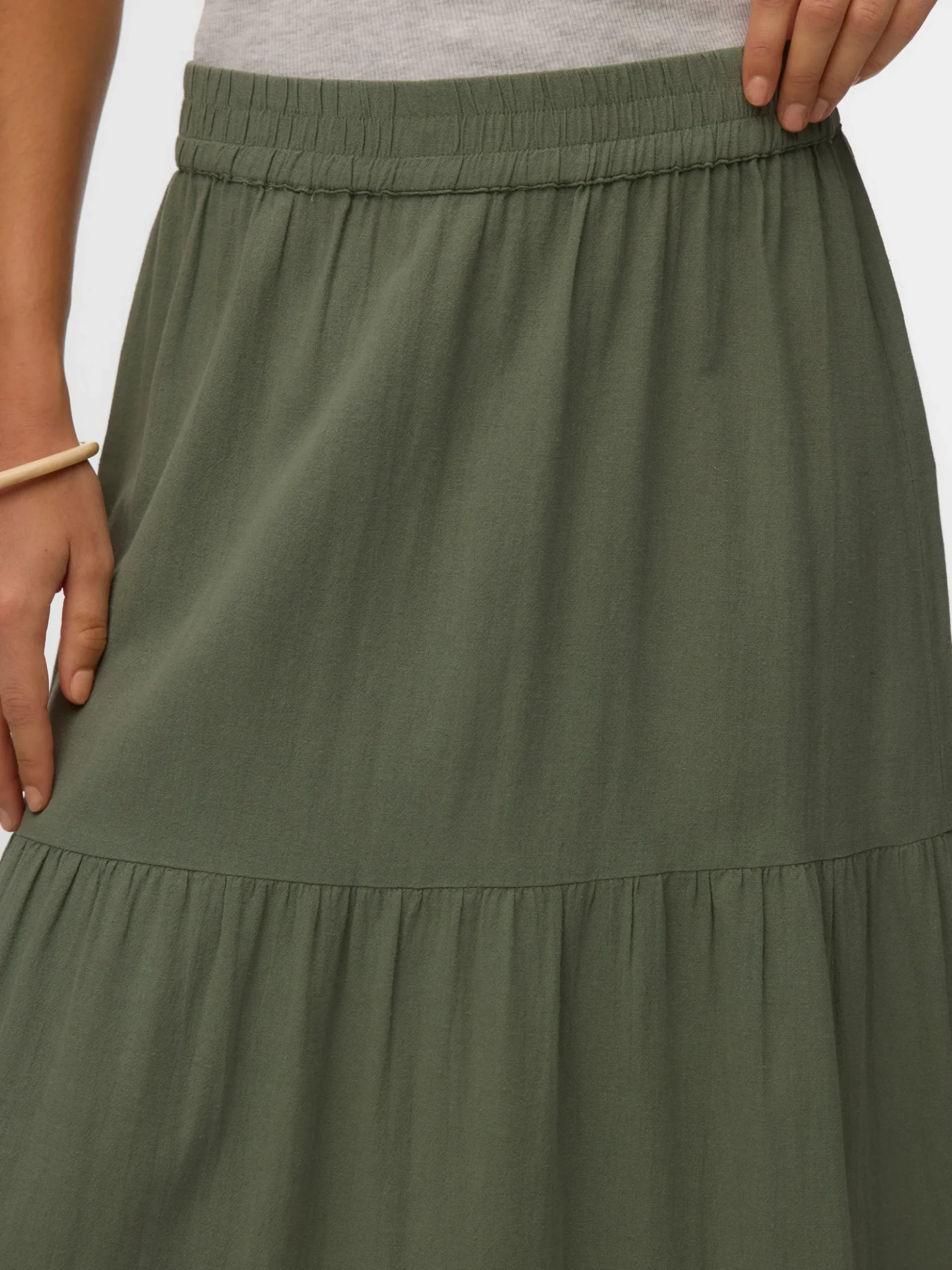 VMDICTHE Hohe Taille Langer Rock