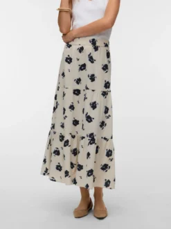 VMDICTHE Hohe Taille Langer Rock