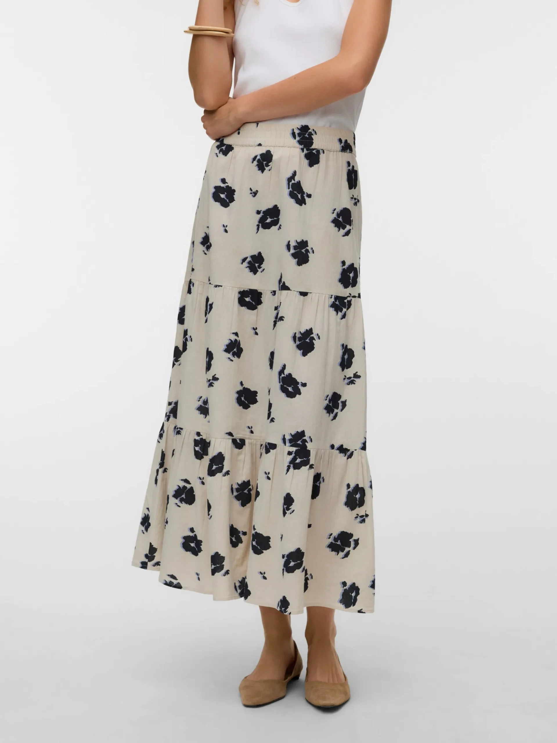VMDICTHE Hohe Taille Langer Rock