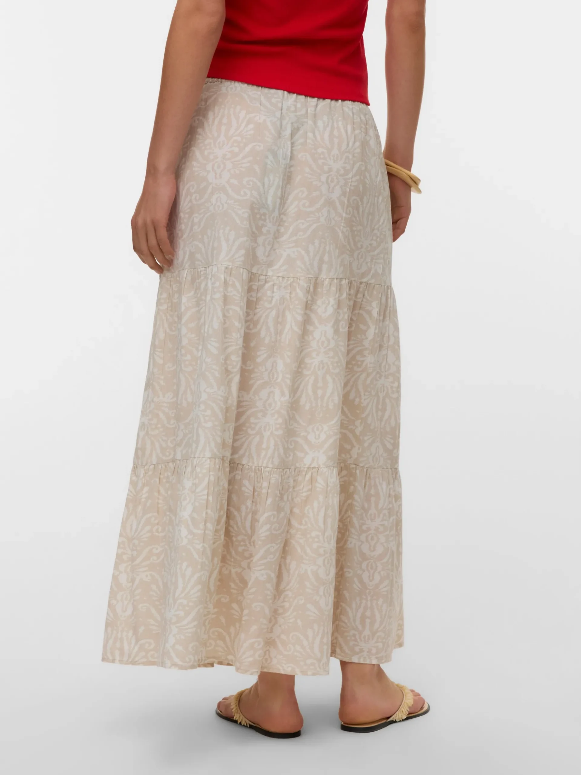 VMDICTHE Hohe Taille Langer Rock