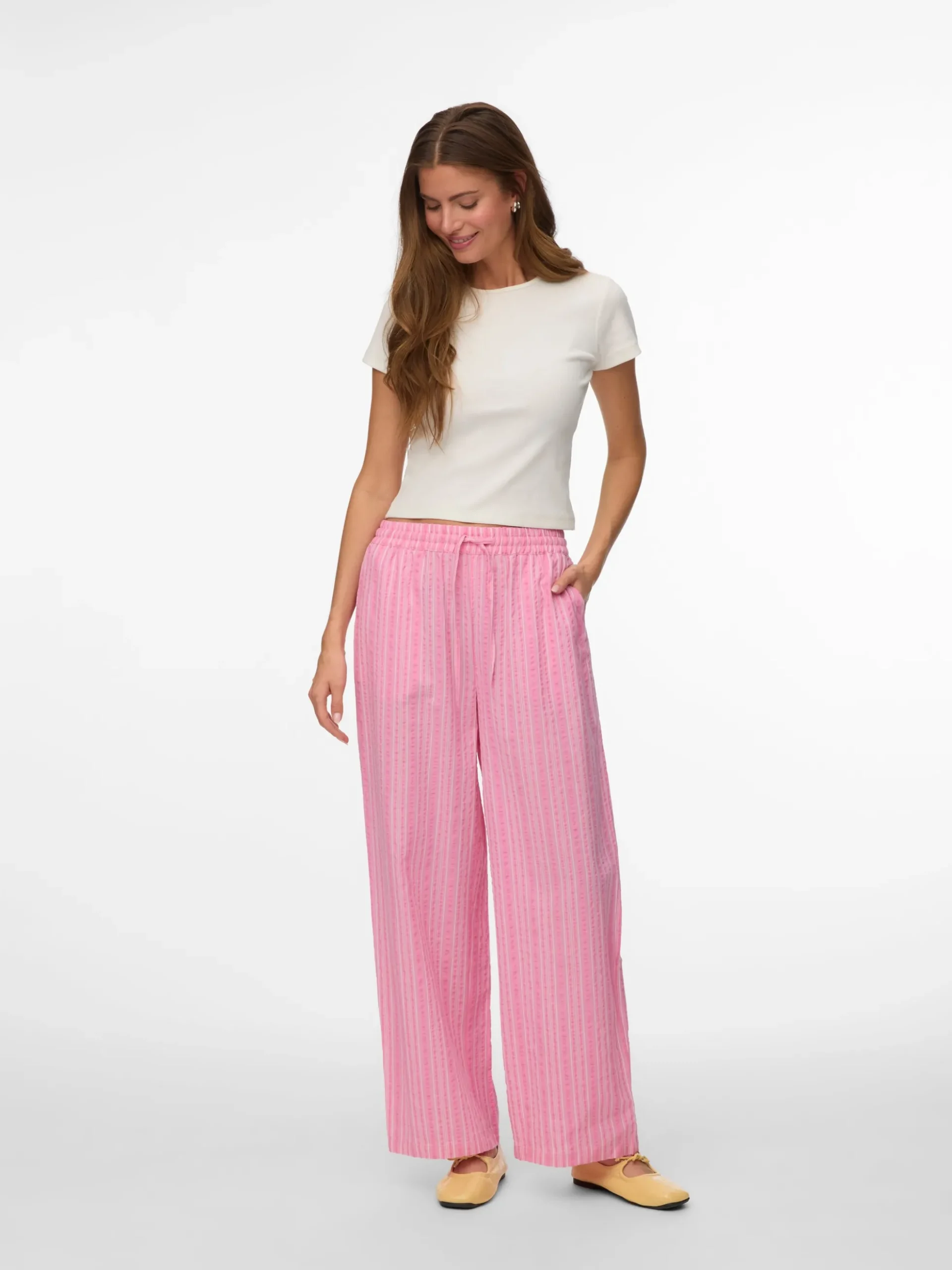 VMELENA Hohe Taille Hose