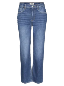 VMELIA Hohe Taille Gerade geschnitten Jeans