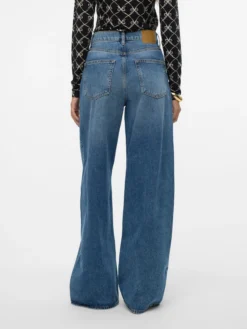VMELINA Super High Rise Weiter Beinschnitt Jeans