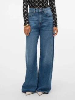 VMELINA Super High Rise Weiter Beinschnitt Jeans