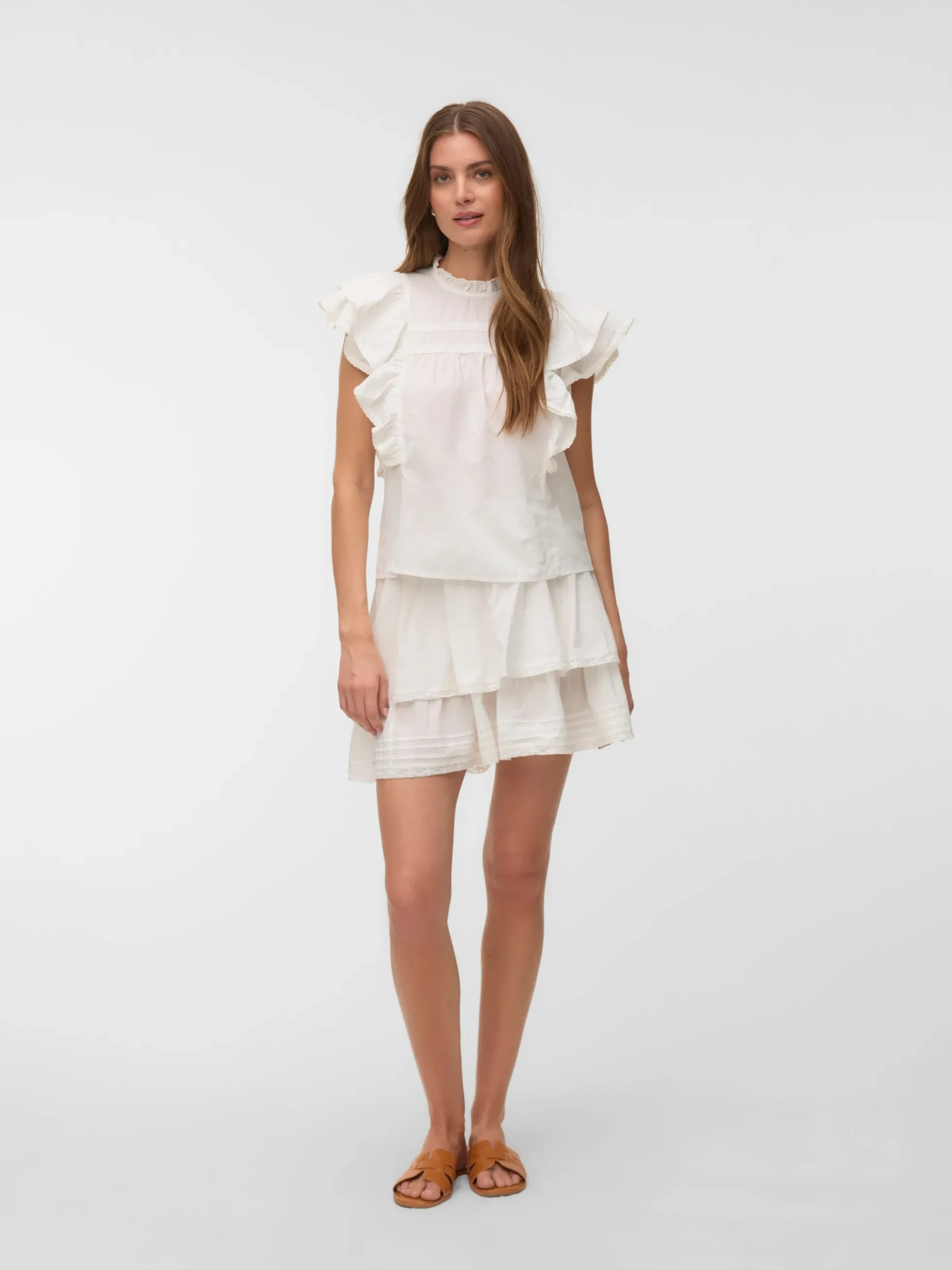 VMELIX Hohe Taille Kurzer Rock