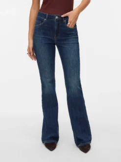 VMELLA Mid Rise Ausgestellt Jeans