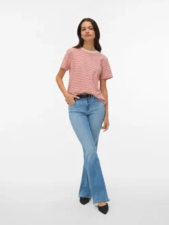 VMELLA Mid Rise Ausgestellt Jeans