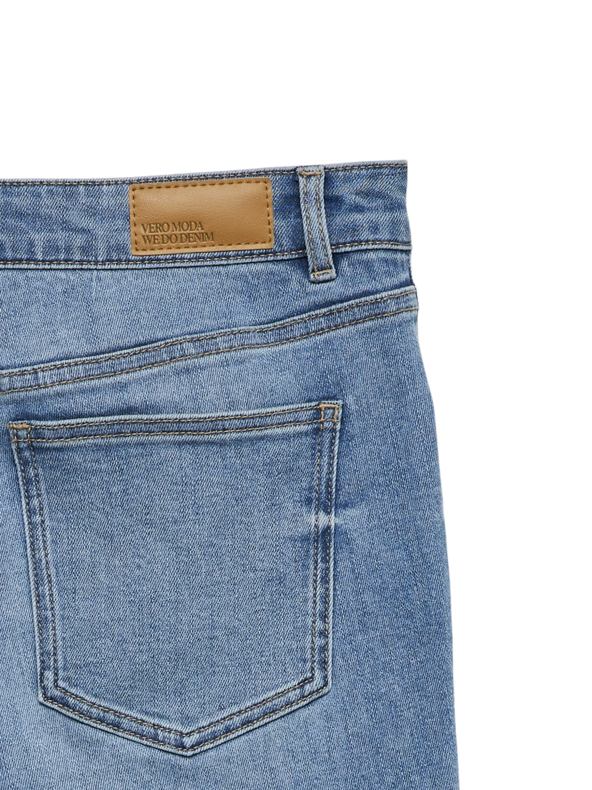 VMELLA Mid Rise Ausgestellt Jeans