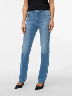 VMELLA Mid Rise Gerade geschnitten Jeans