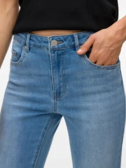 VMELLA Mid Rise Gerade geschnitten Jeans