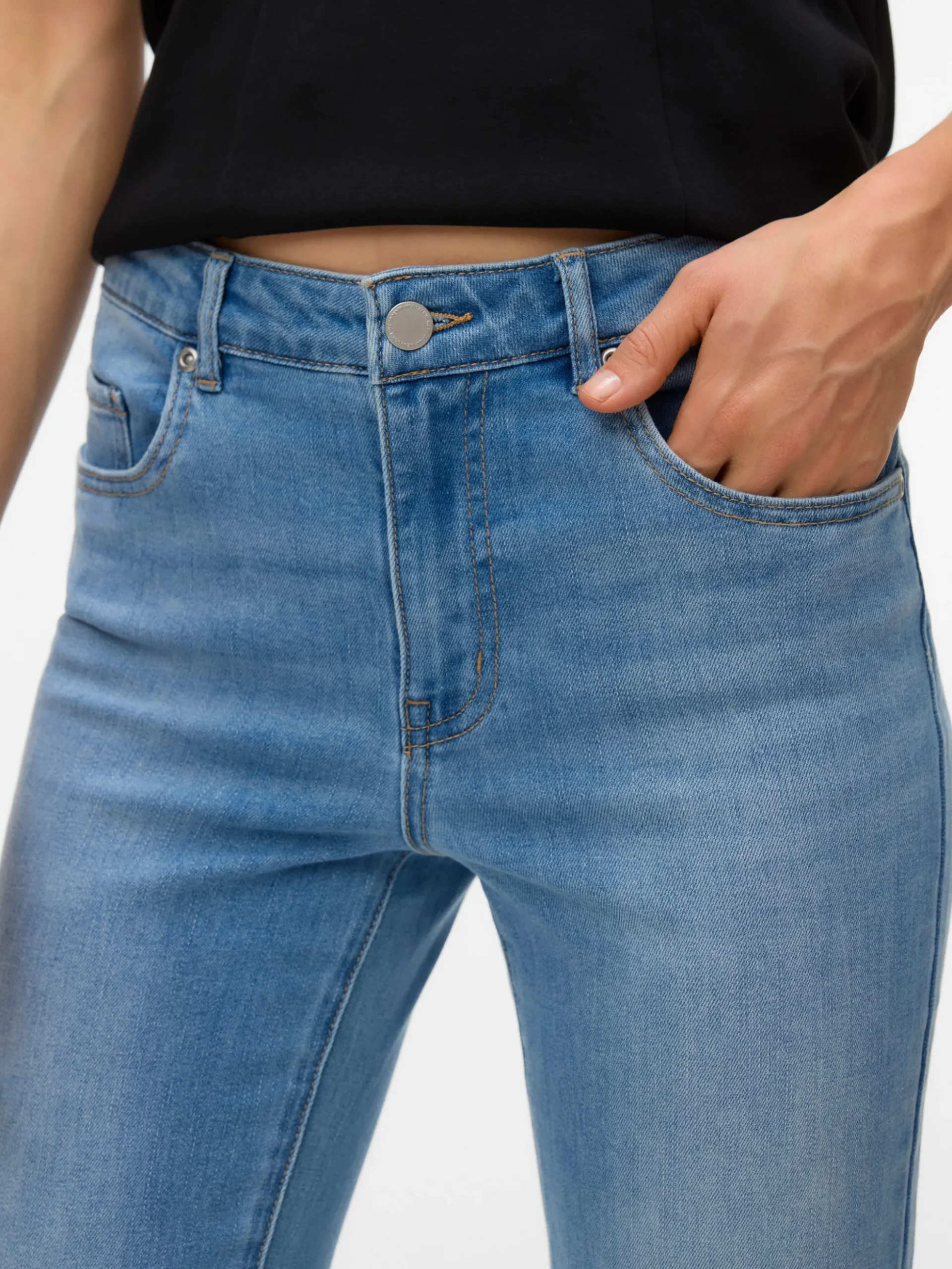 VMELLA Mid Rise Gerade geschnitten Jeans
