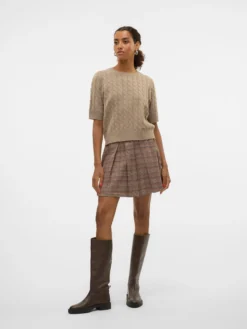 VMELLIE Mittlere Taille Minirock