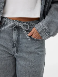 VMESTELLE Hohe Taille Barrel Fit Jeans