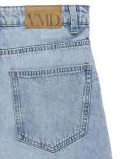VMESTELLE Hohe Taille Barrel Fit Jeans