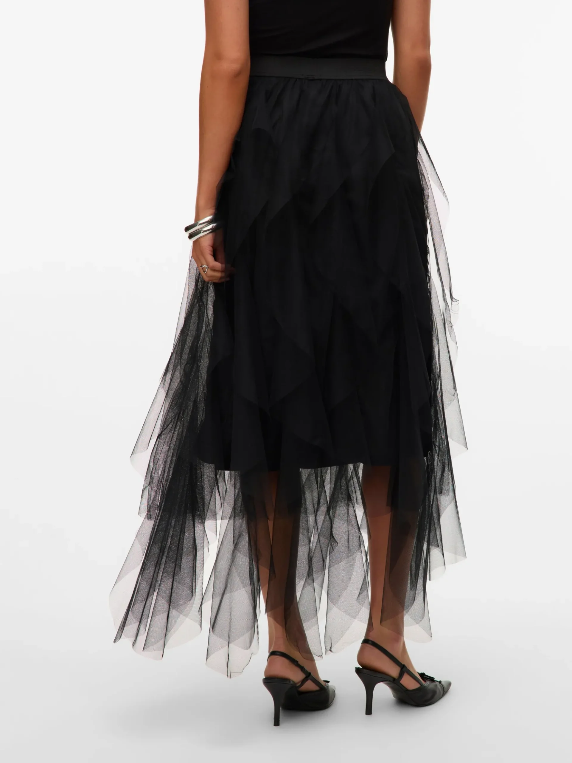 VMEVE Hohe Taille Langer Rock