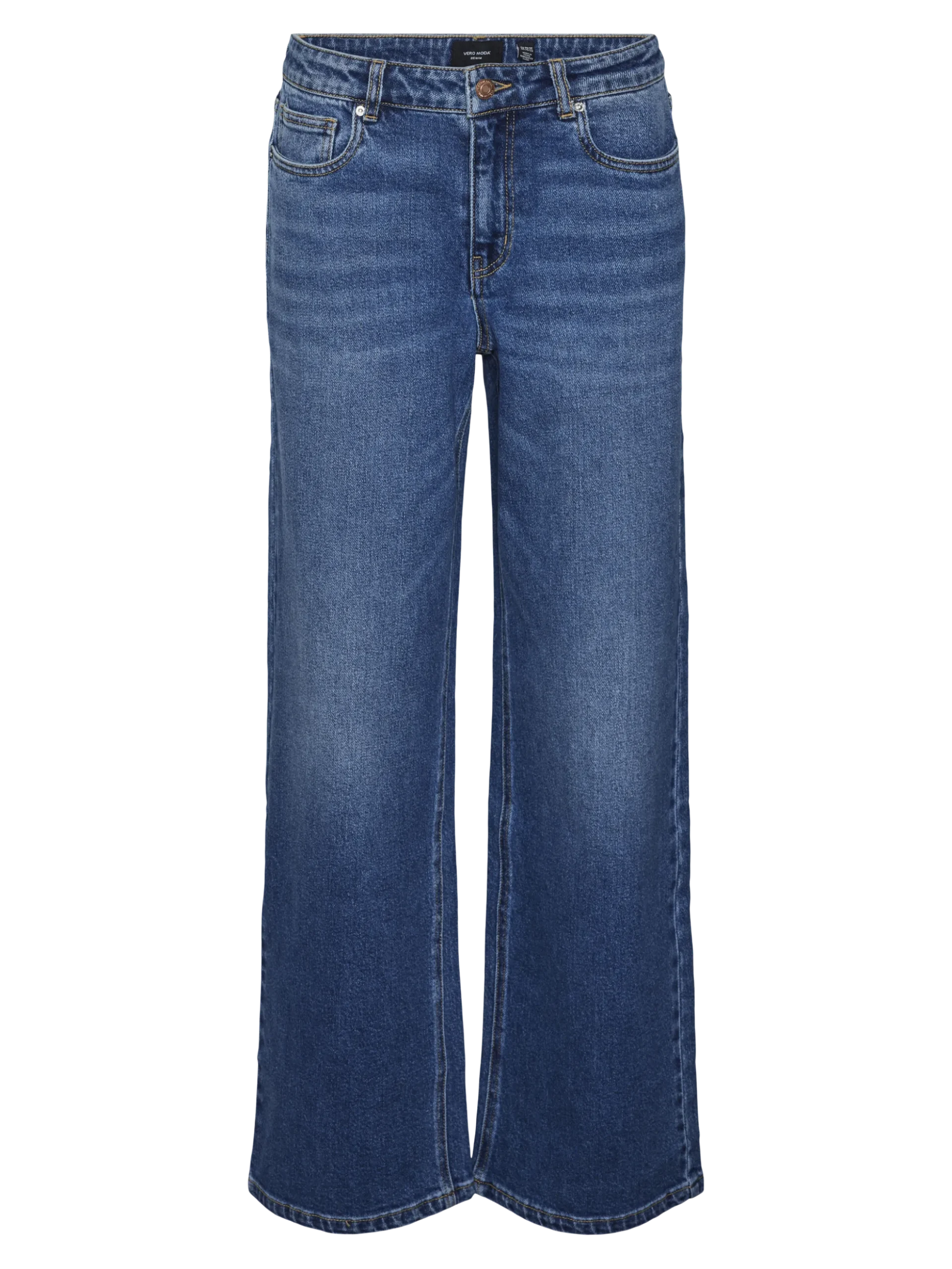 VMFAITH Niedrige Taille Weiter Beinschnitt Jeans