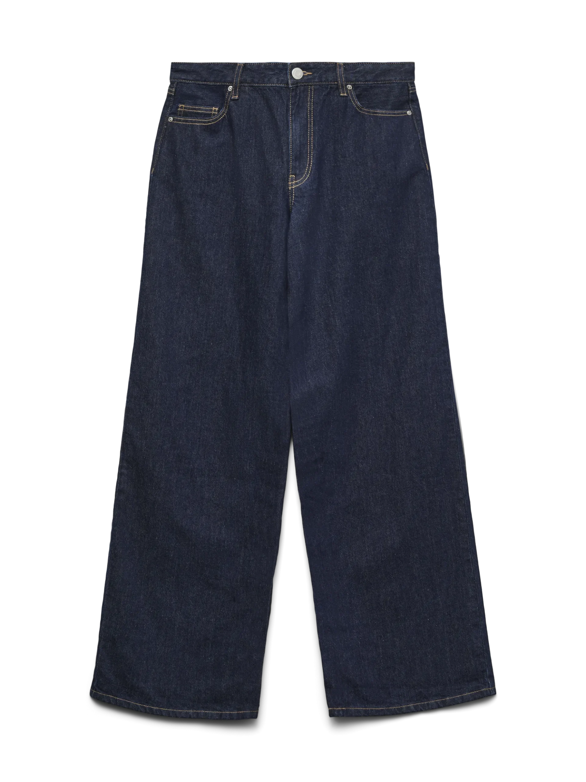 VMFAYE Niedrige Taille Weiter Beinschnitt Jeans