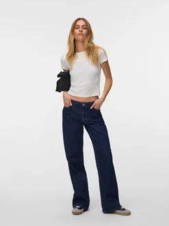 VMFAYE Niedrige Taille Weiter Beinschnitt Jeans