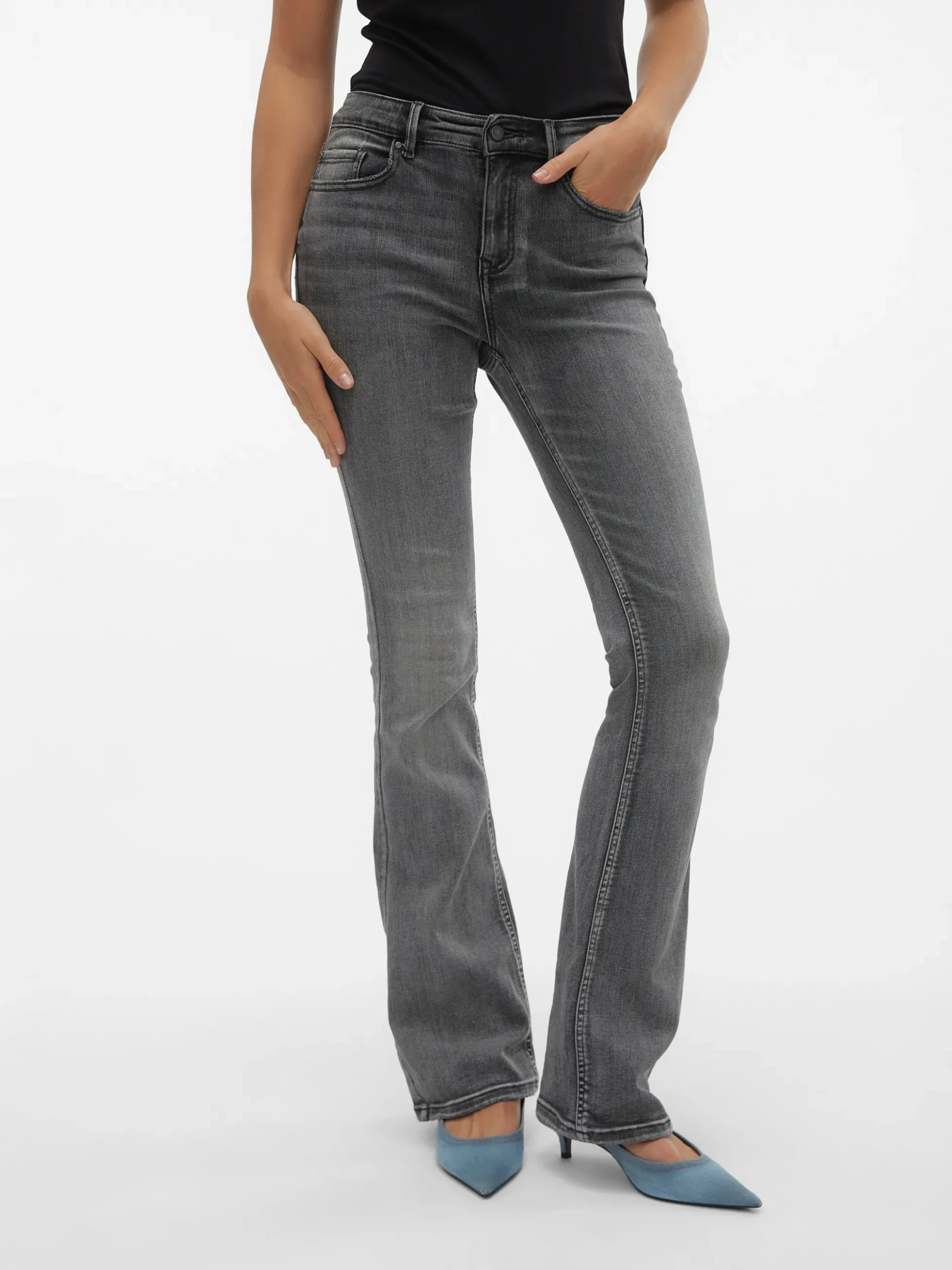VMFLASH Mid Rise Ausgestellt Jeans