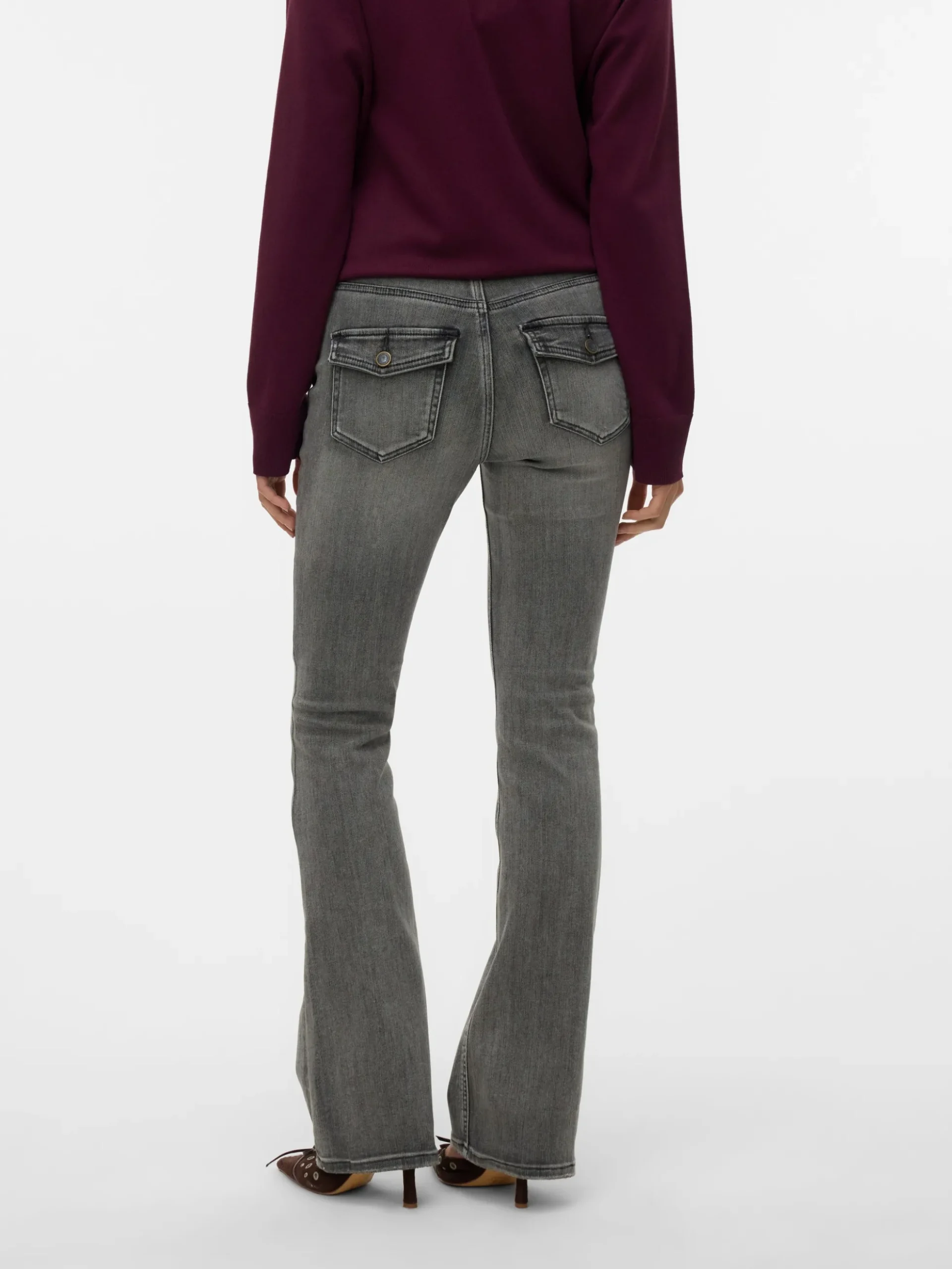 VMFLASH Mid Rise Ausgestellt Jeans