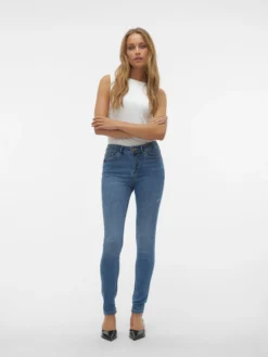 VMFLASH Mid Rise Skinny Fit Jeans