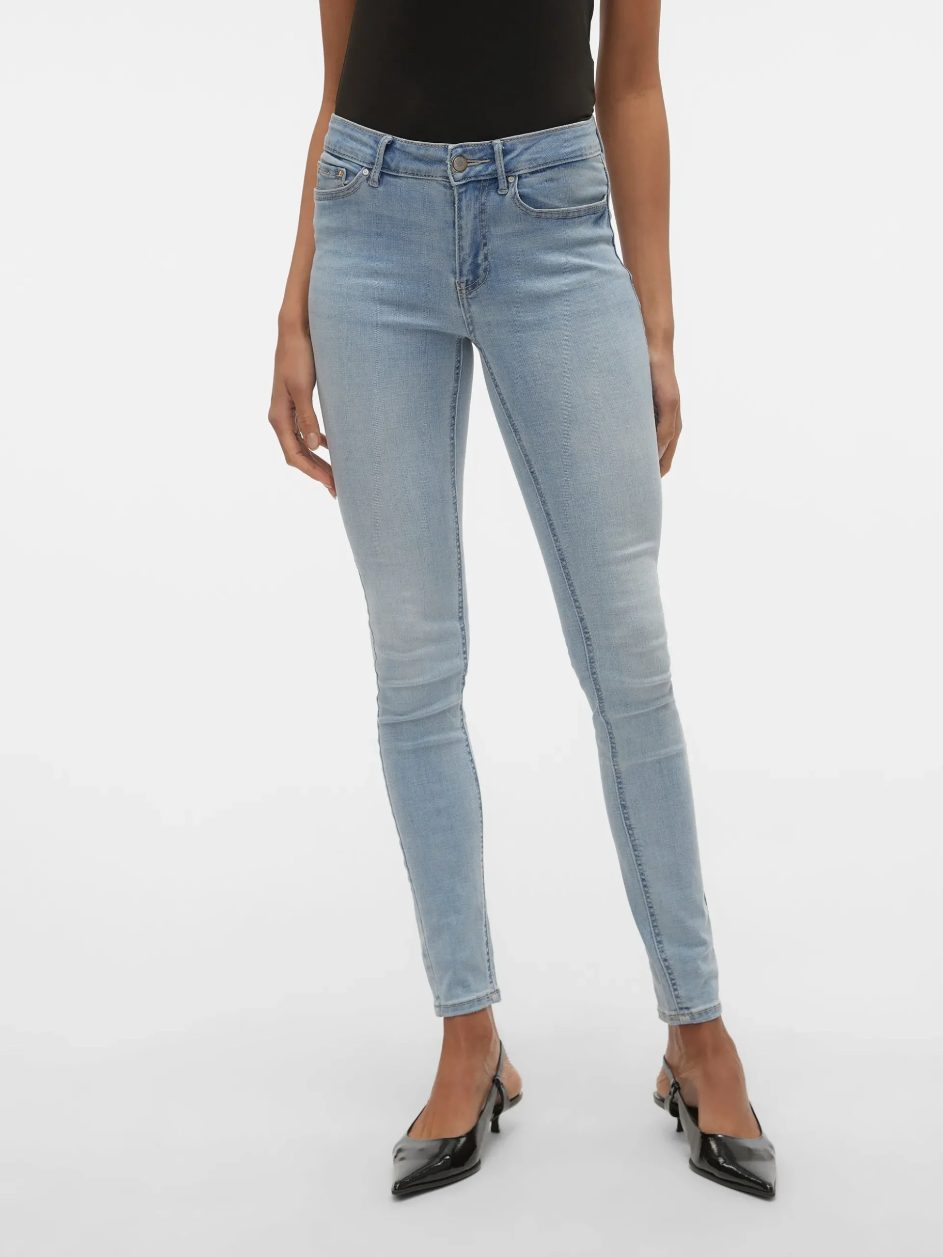 VMFLASH Mid Rise Skinny Fit Jeans