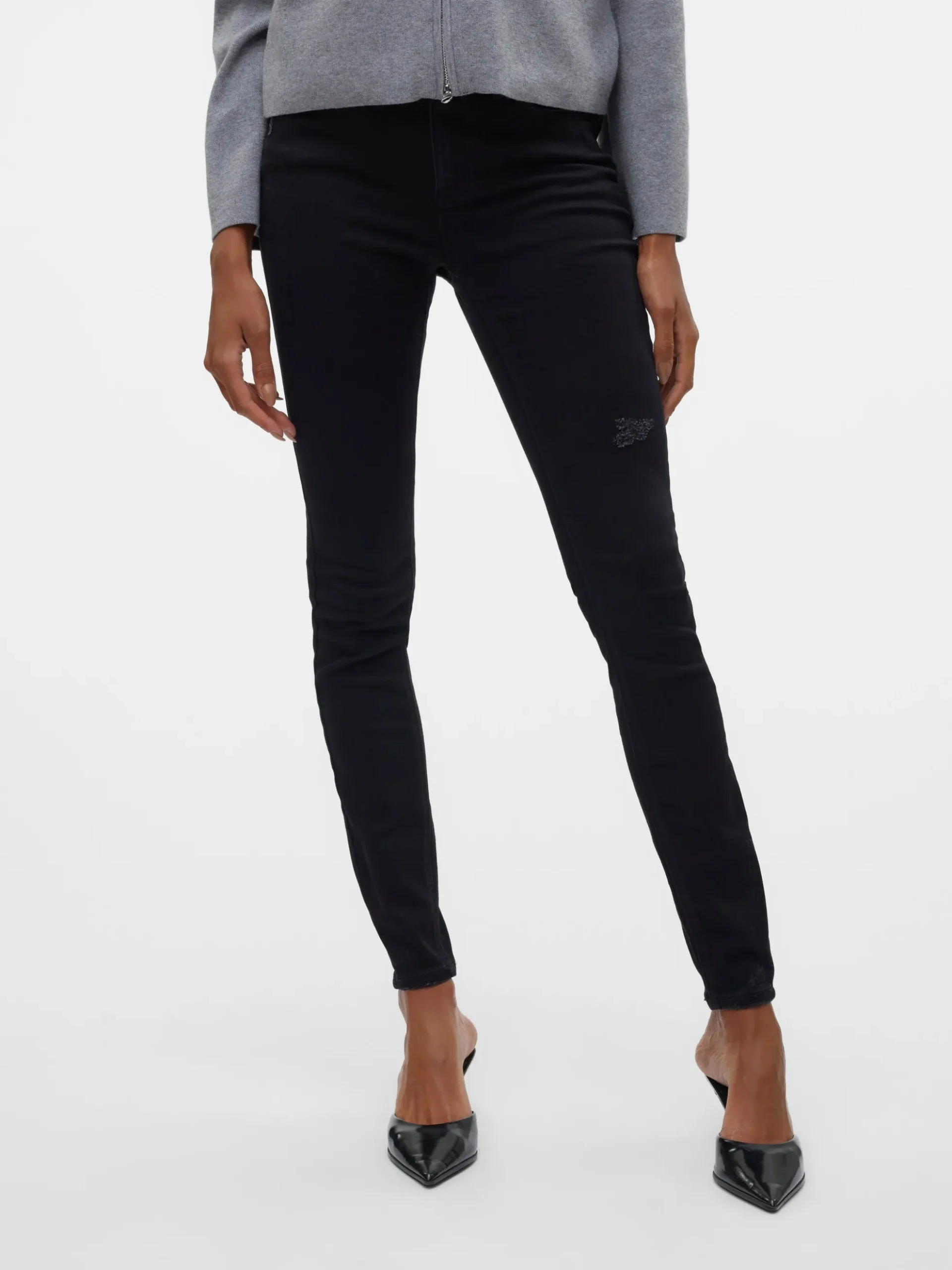 VMFLASH Mid Rise Skinny Fit Jeans