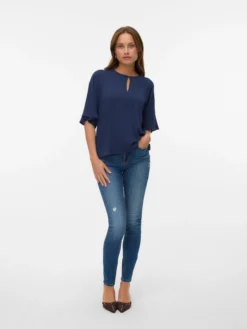 VMFLASH Mid Rise Skinny Fit Jeans