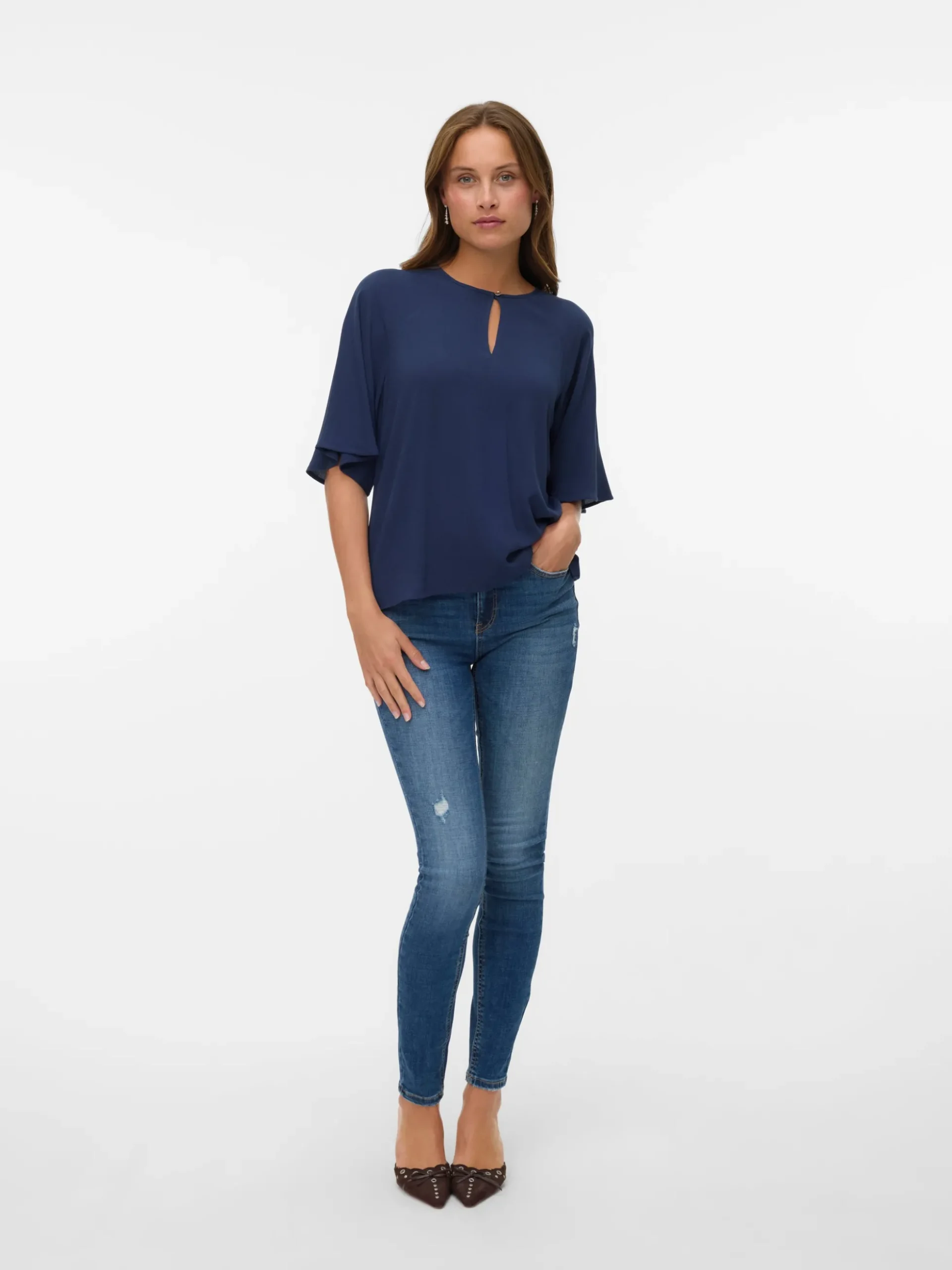 VMFLASH Mid Rise Skinny Fit Jeans