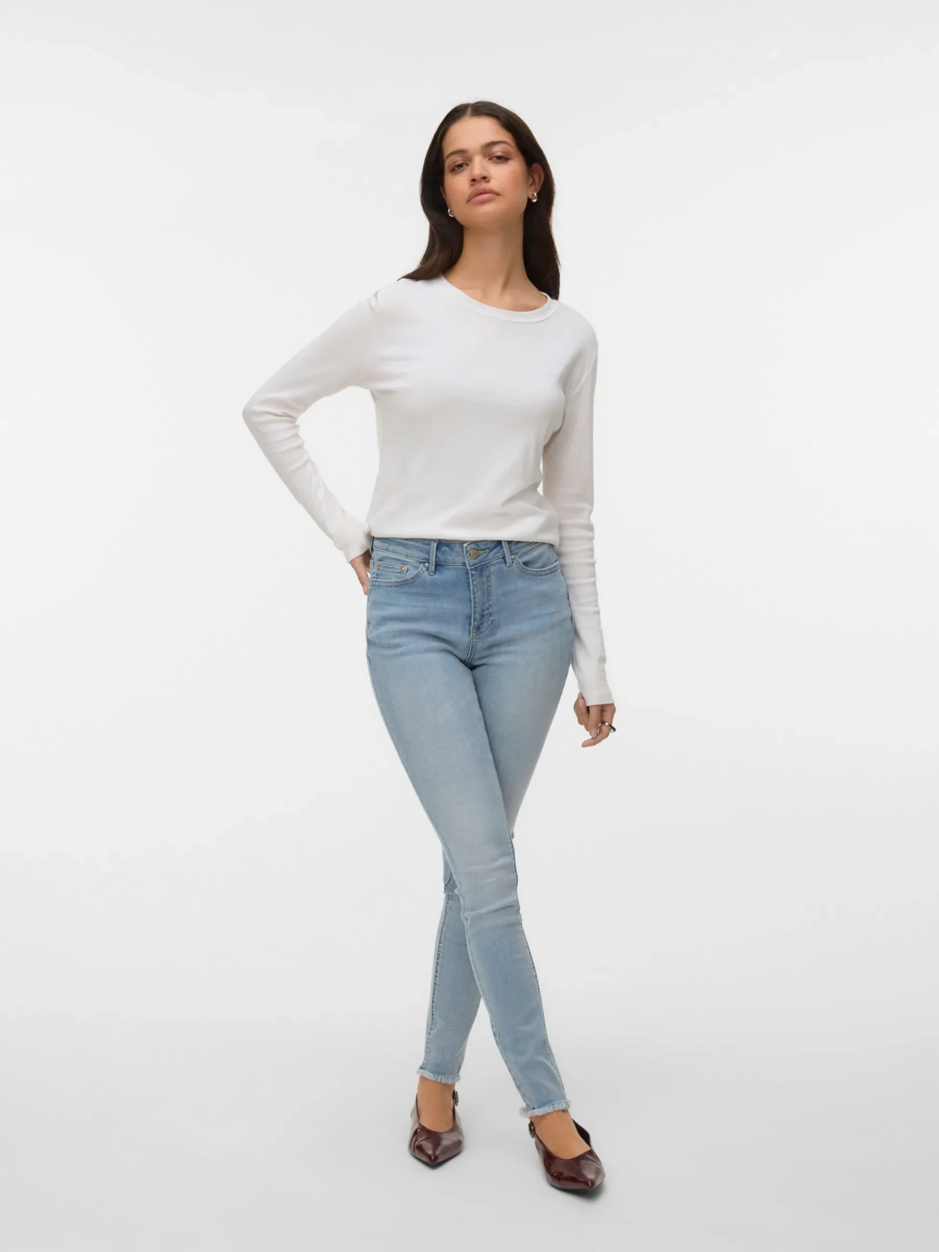 VMFLASH Mid Rise Skinny Fit Jeans