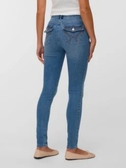 VMFLASH Mid Rise Skinny Fit Jeans