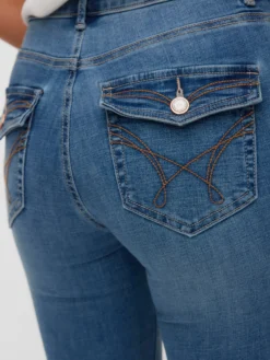 VMFLASH Mid Rise Skinny Fit Jeans