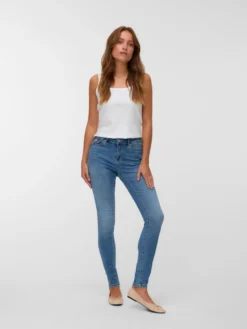 VMFLASH Mid Rise Skinny Fit Jeans