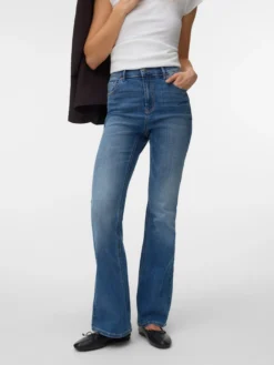 VMGIGI Hohe Taille Ausgestellt Jeans