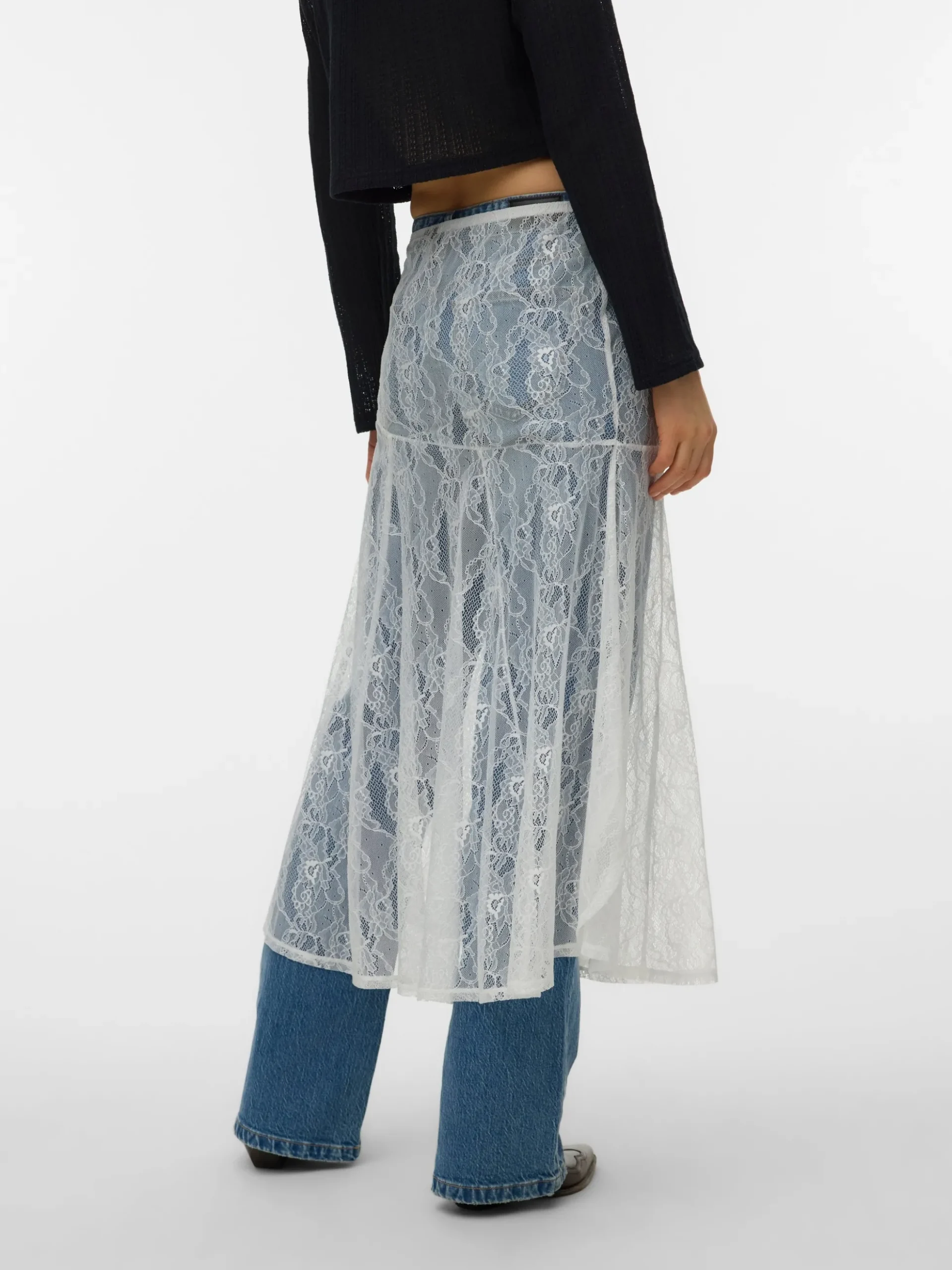 VMHARPER Hohe Taille Midirock