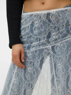 VMHARPER Hohe Taille Midirock