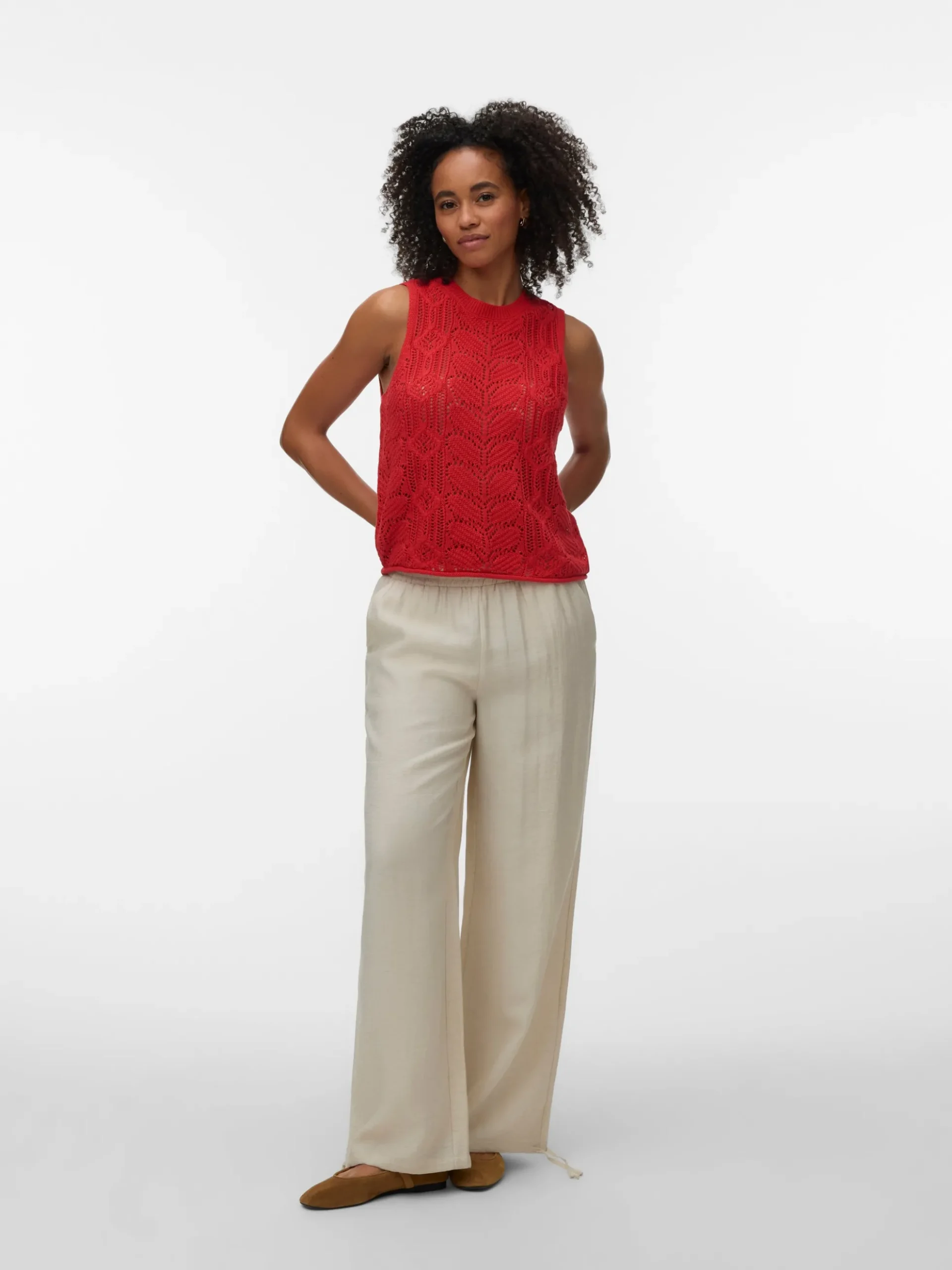 VMHEAVEN Mittlere Taille Hose