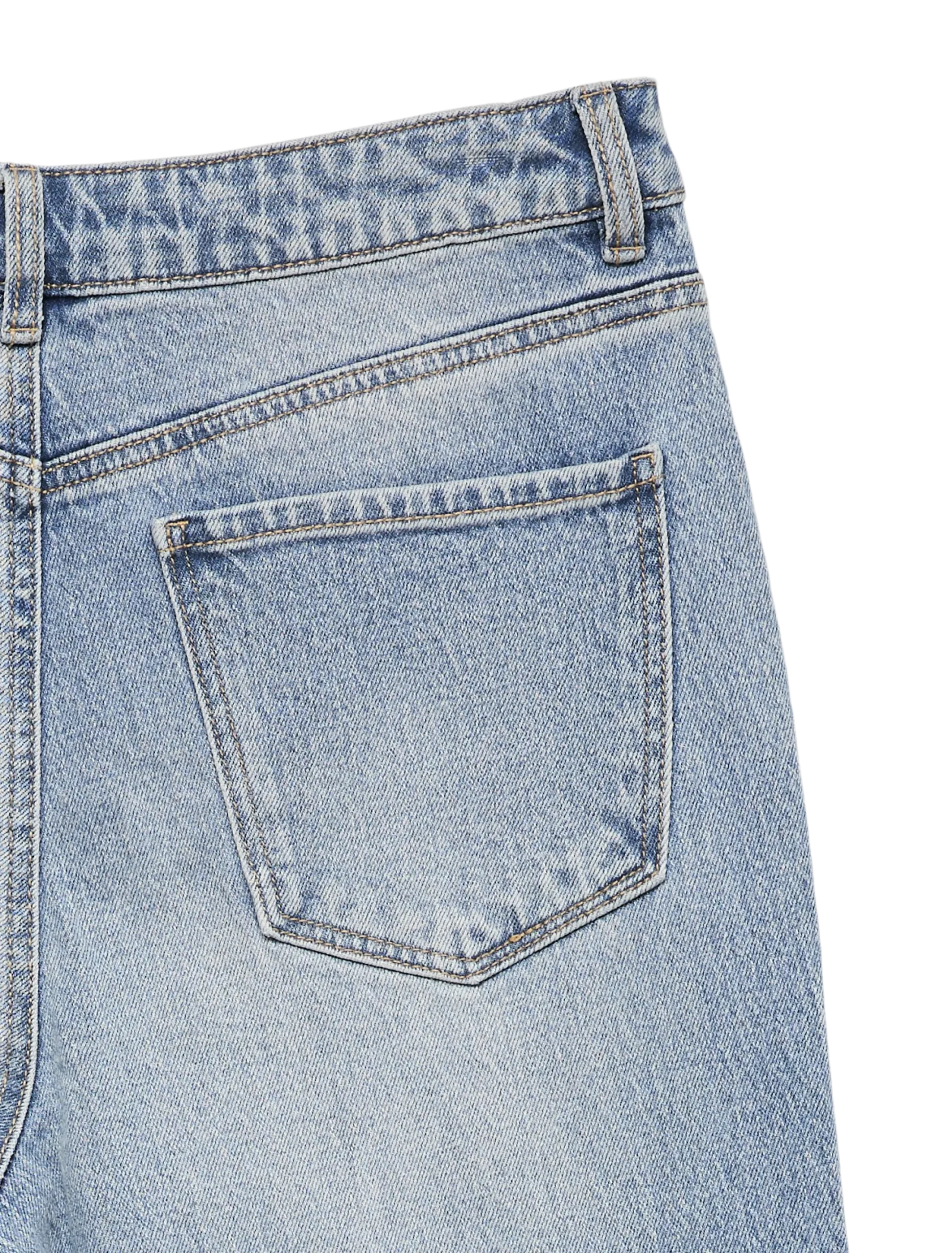 VMINDIA Hohe Taille Ausgestellt Jeans