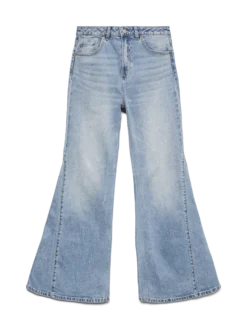 VMINDIA Hohe Taille Ausgestellt Jeans